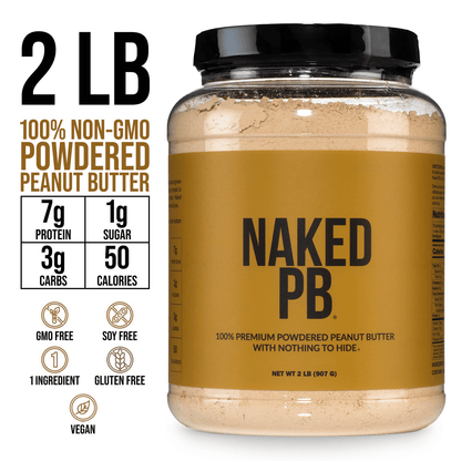 Powdered Peanut Butter - PB - 2 LB, Clean Daily Nutrition Powder