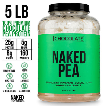 Chocolate Pea Protein Powder - Chocolate, Plant Based Daily Nutrition