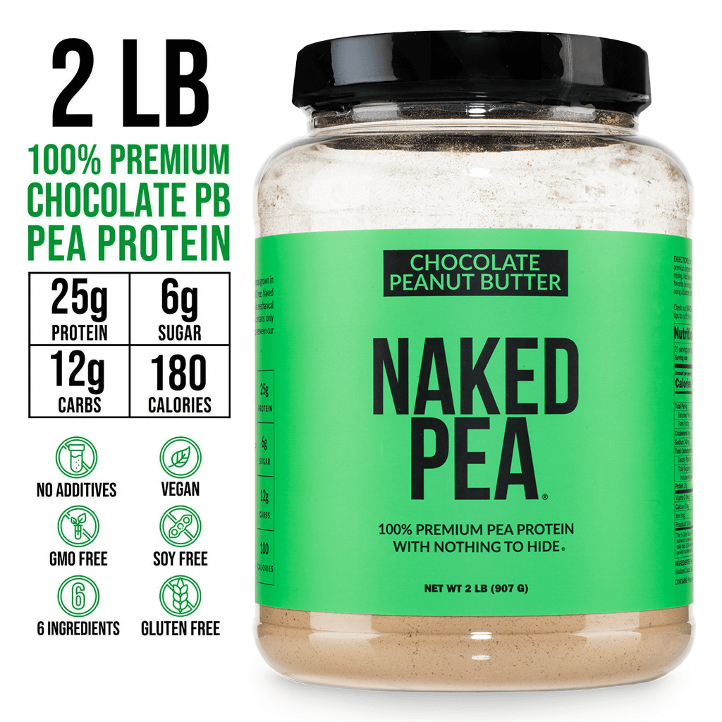 Chocolate Peanut Butter Pea Protein Powder - Chocolate PB, Plant Based Daily Nutrition