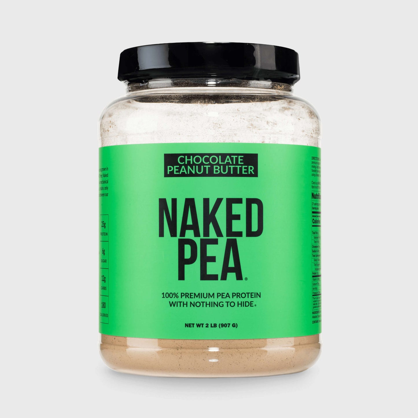 Chocolate Peanut Butter Pea Protein Powder - Chocolate PB, Plant Based Daily Nutrition