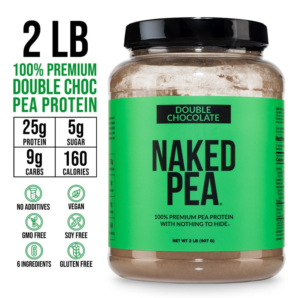 Double Chocolate Pea Protein Powder - Double Chocolate, Plant Based Daily Nutrition