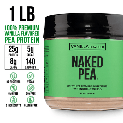 Vanilla Pea Protein Powder - Vanilla, Plant Based Daily Nutrition