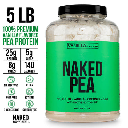 Vanilla Pea Protein Powder - Vanilla, Plant Based Daily Nutrition