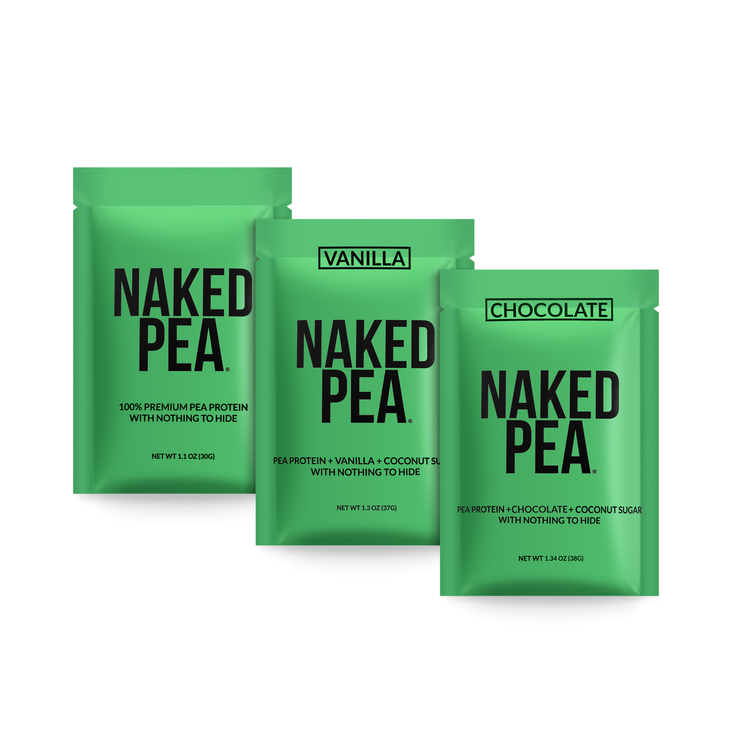 Vegan Protein Powder Sample Pack, Clean Daily Nutrition Powder