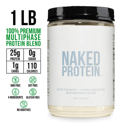 Protein Powder Blend - 1LB Egg Whey & Casein Protein Blend - 1LB, Clean Daily Protein Support