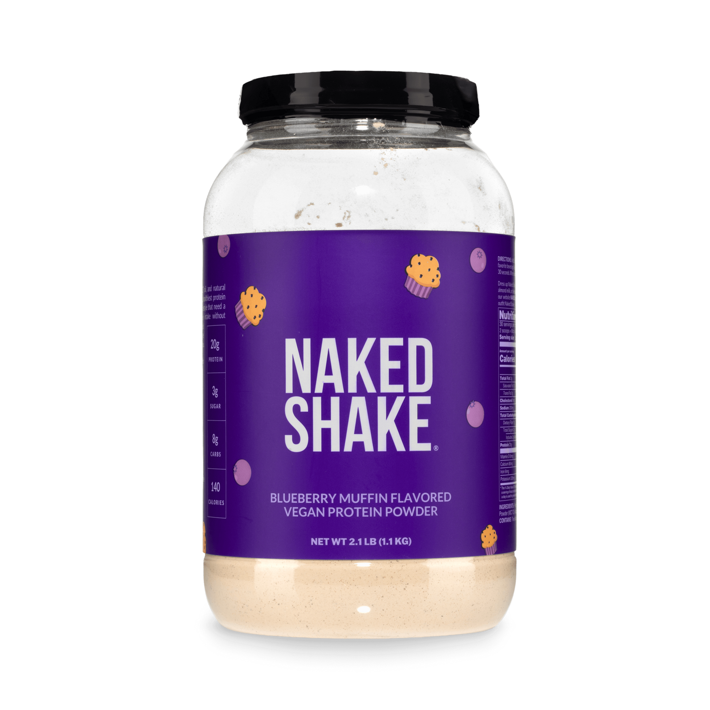 Blueberry Muffin Protein Shake - Blueberry Muffin, Clean Everyday Nutrition