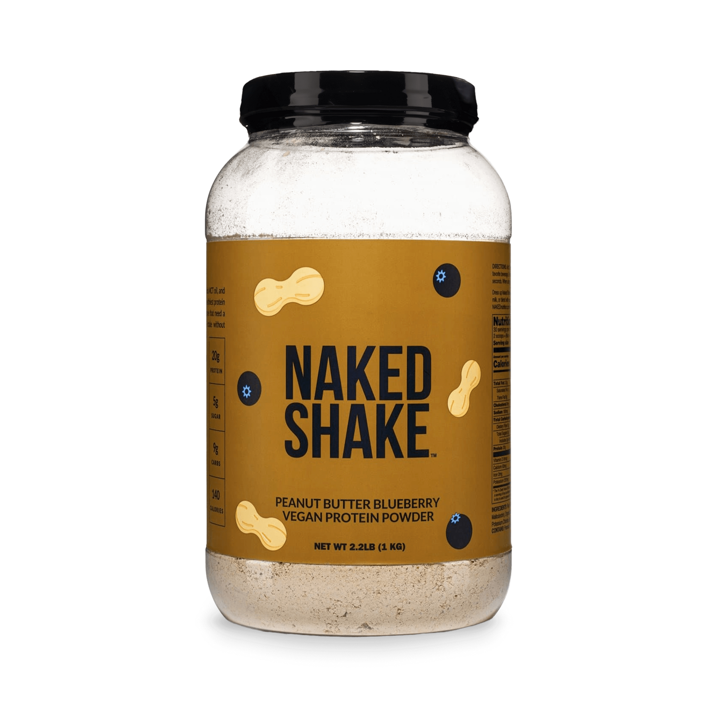 PB Blueberry Vegan Protein - PB Blueberry, Clean Everyday Nutrition