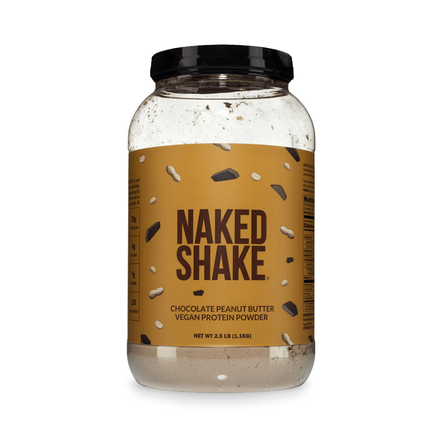 Chocolate PB Protein Shake - Chocolate Peanut Butter, Clean Everyday Nutrition