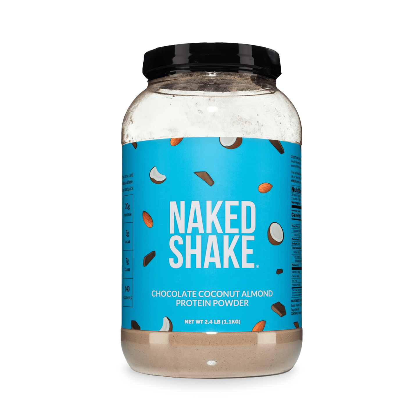 Chocolate Coconut Almond Protein Shake - Chocolate Coconut Almond, Plant Based Daily Nutrition
