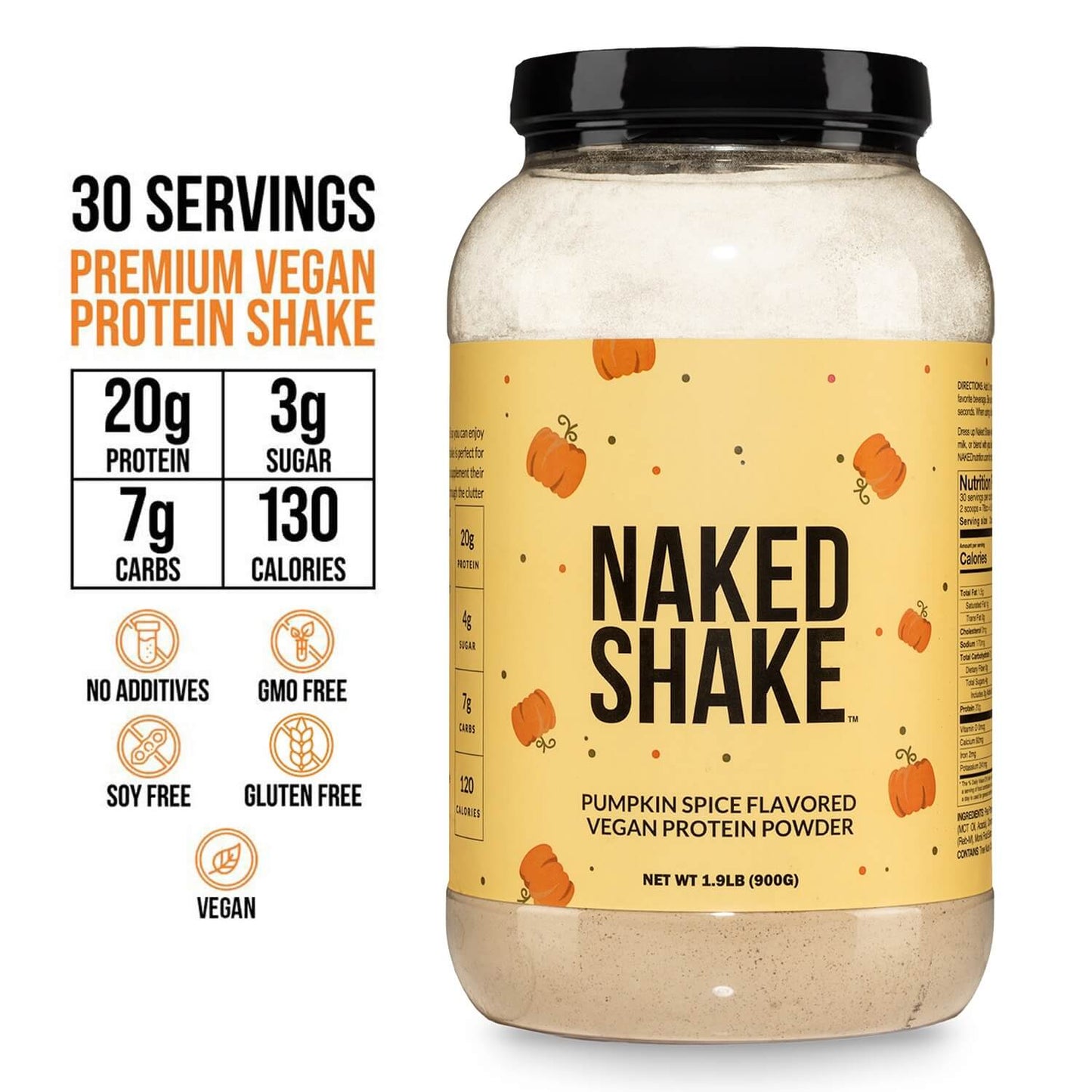 Pumpkin Spice Protein Shake - Pumpkin Spice, Clean Everyday Nutrition