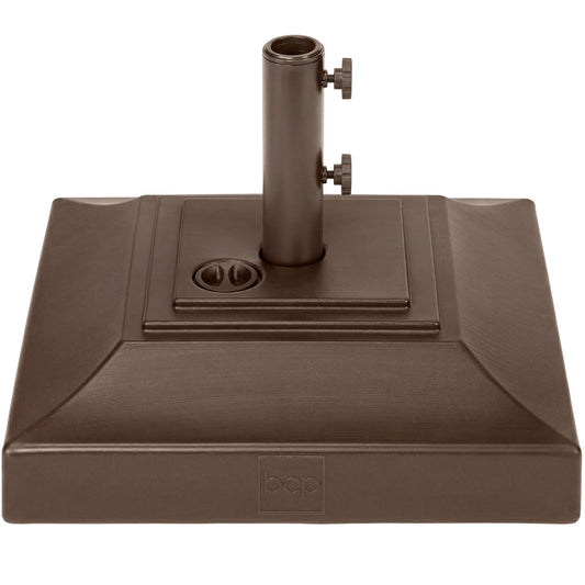 Plastic Patio Umbrella Base Pole Holder Accessory with Adjustable Knob for outdoor comfort and convenience