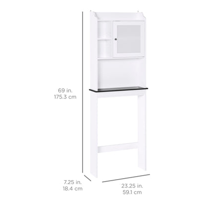 Over-the-Toilet Bathroom Storage Cabinet with 1 Door designed for everyday comfort and storage