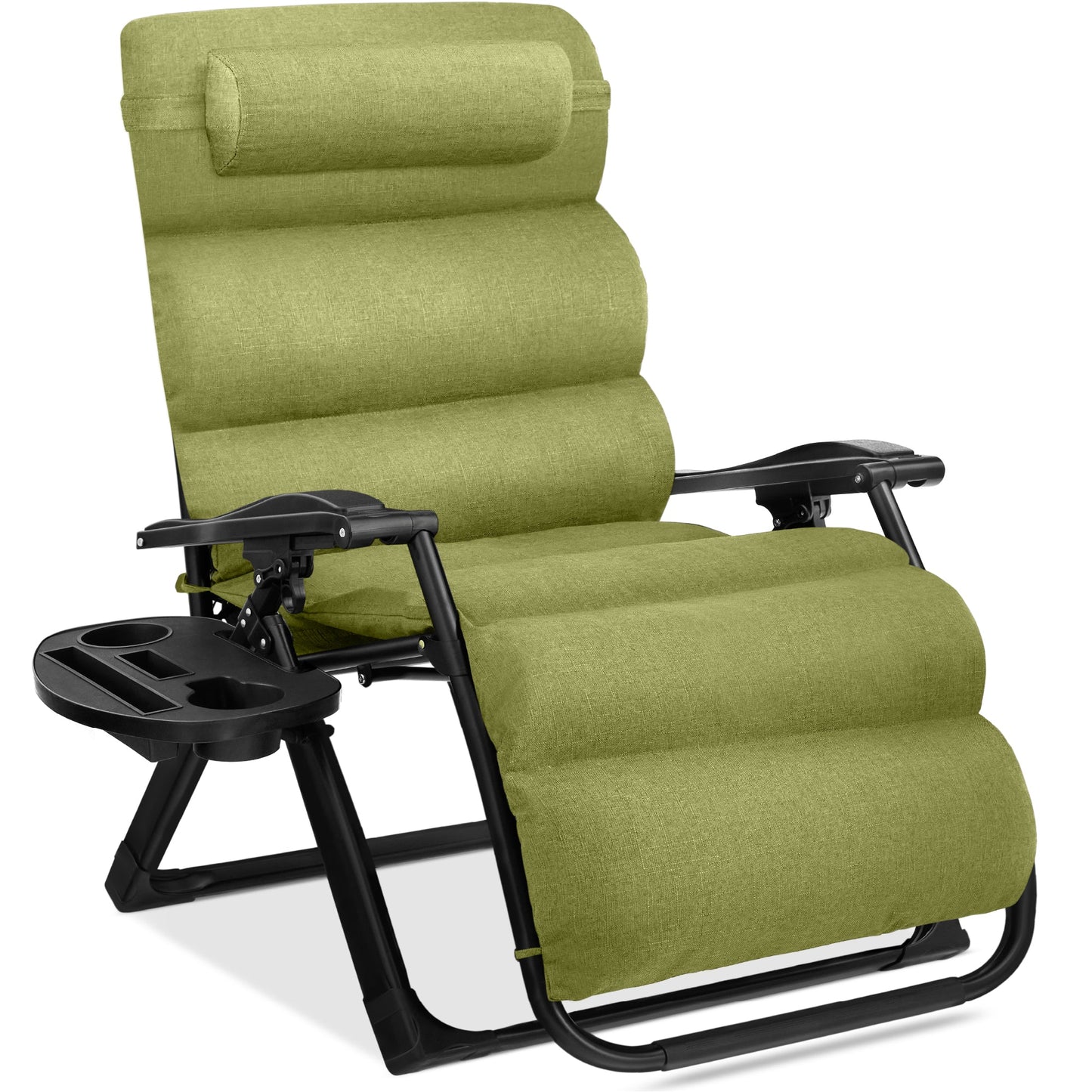 Oversized Zero Gravity Chair Folding Outdoor Recliner with Removable Cushion with practical outdoor-ready details