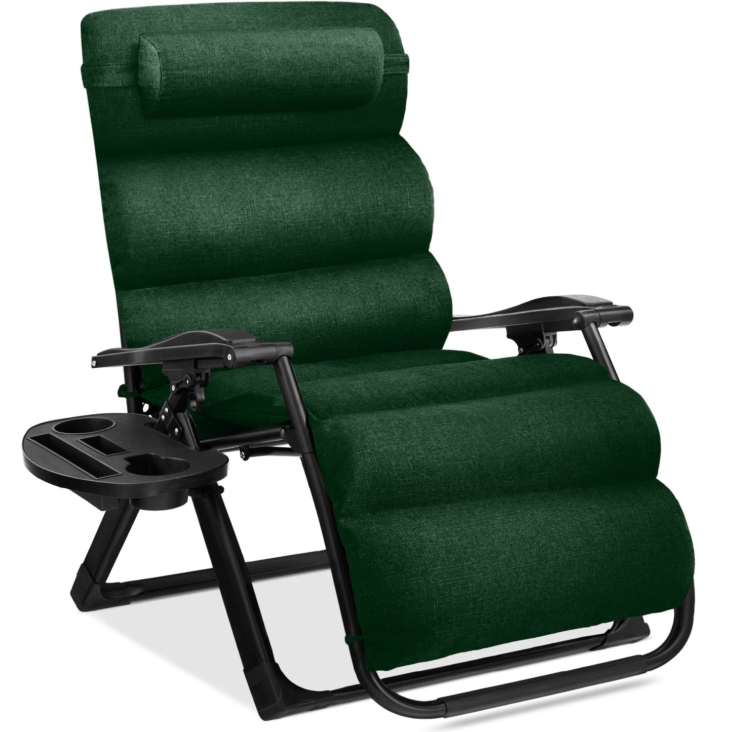 Oversized Zero Gravity Chair Folding Outdoor Recliner with Removable Cushion with practical outdoor-ready details