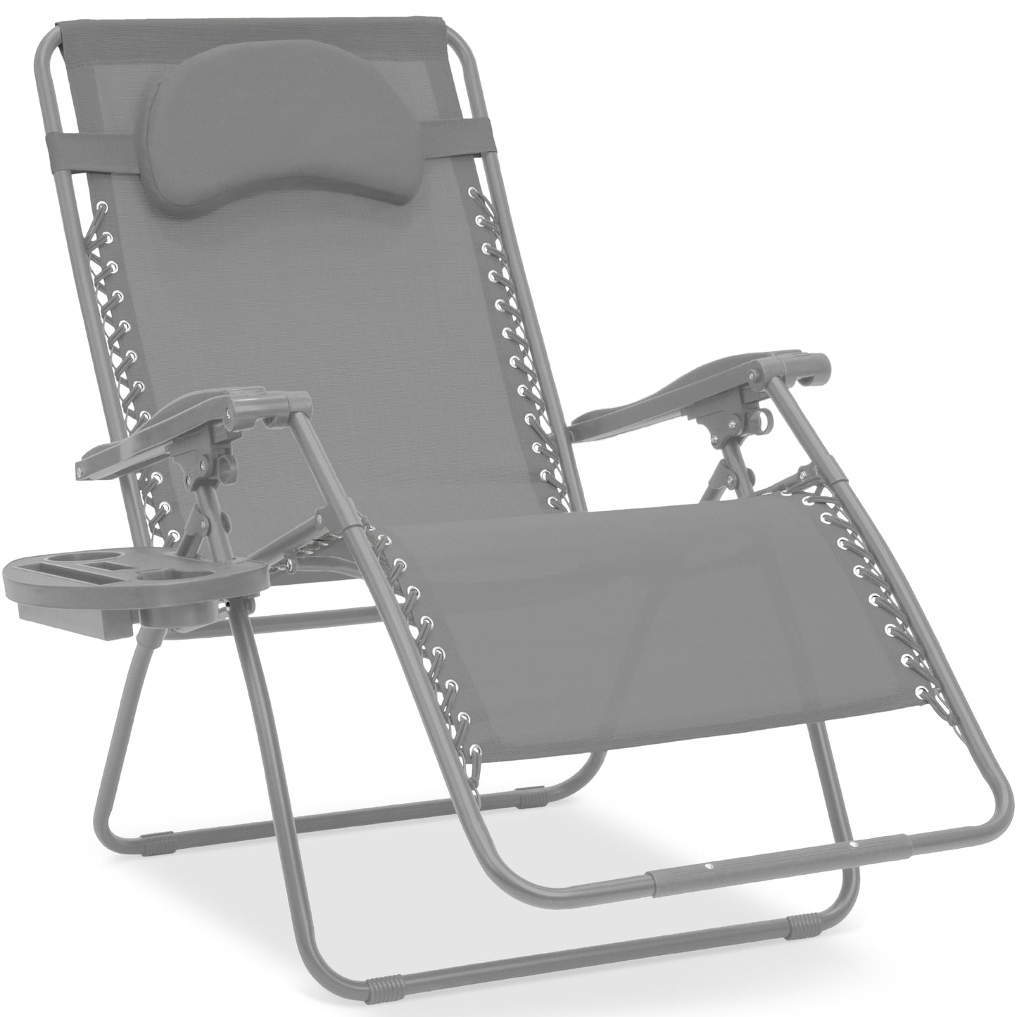 Oversized Reclining Zero Gravity Chair Lounger with Cup Holder Pillow with practical style for home spaces