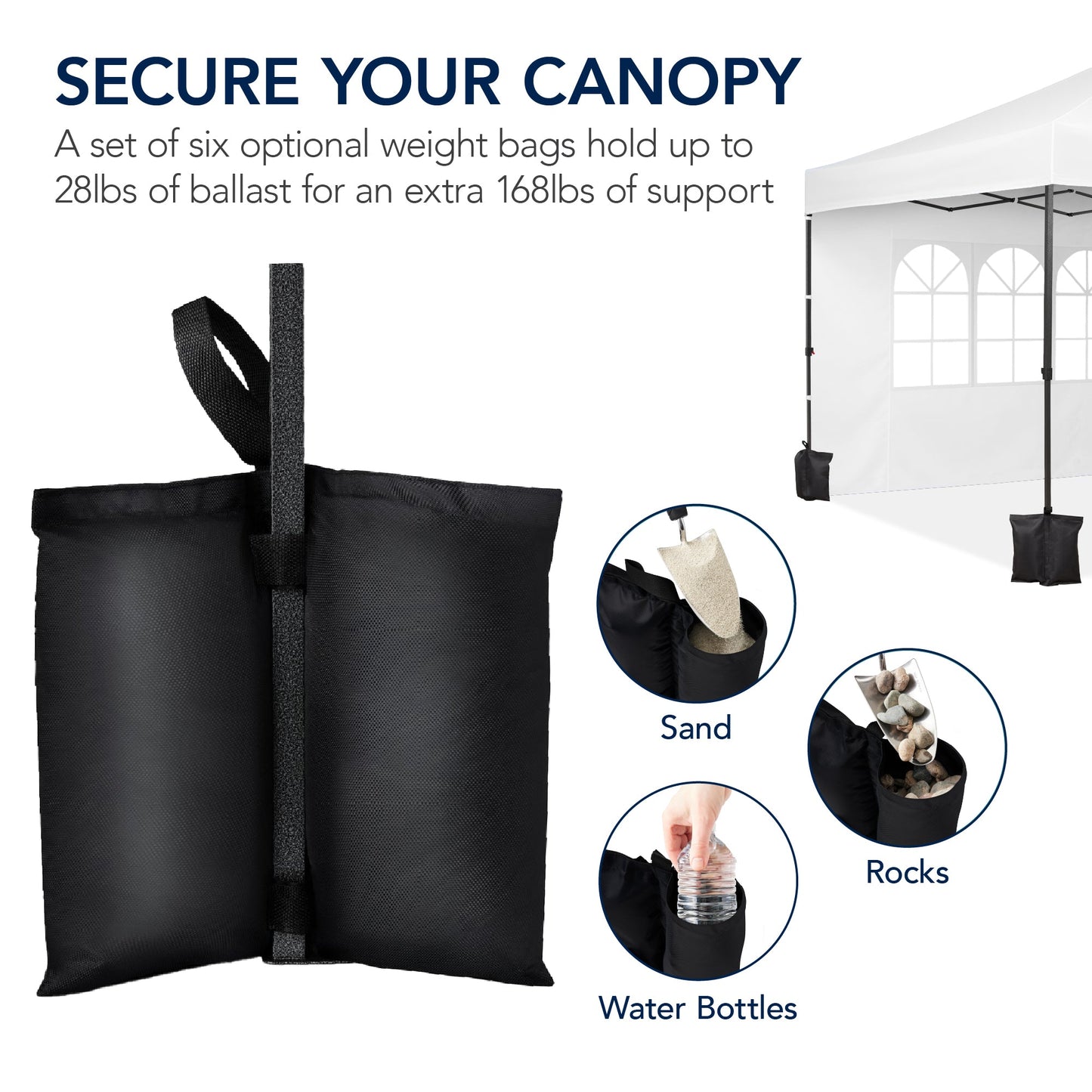 Pop Up Party Tent Canopy with 1-Button Easy Setup - 10x20ft with dependable design for patio, backyard, and outdoor living
