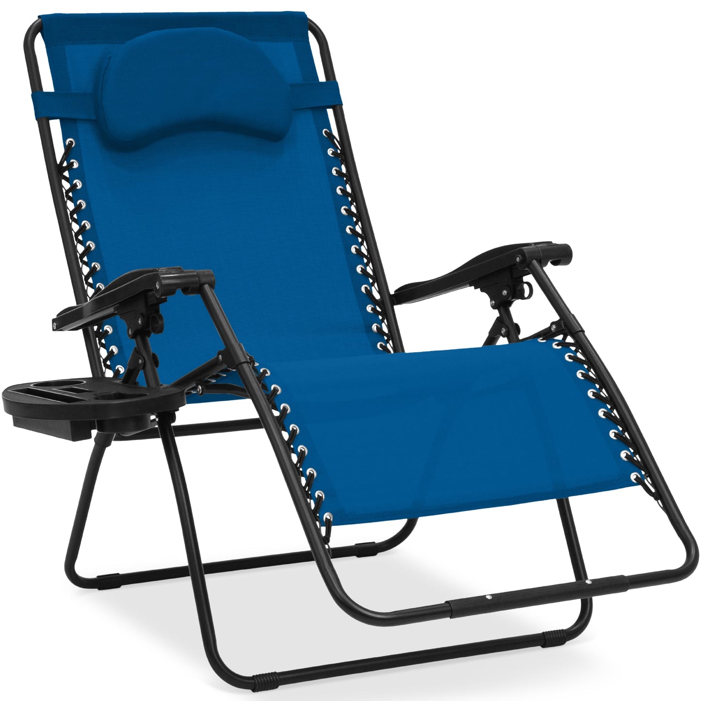 Oversized Reclining Zero Gravity Chair Lounger with Cup Holder Pillow with practical style for home spaces