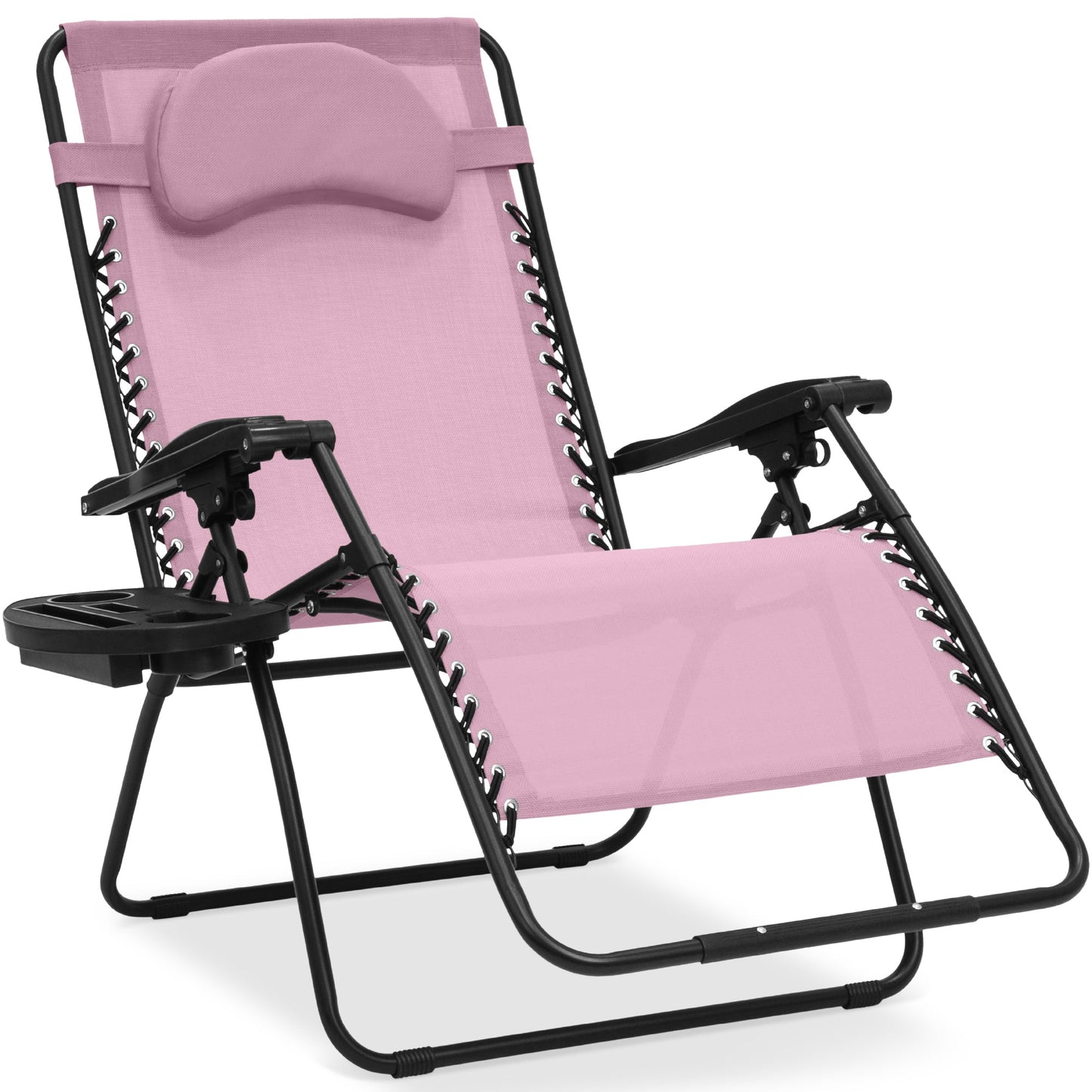 Oversized Reclining Zero Gravity Chair Lounger with Cup Holder Pillow with practical style for home spaces