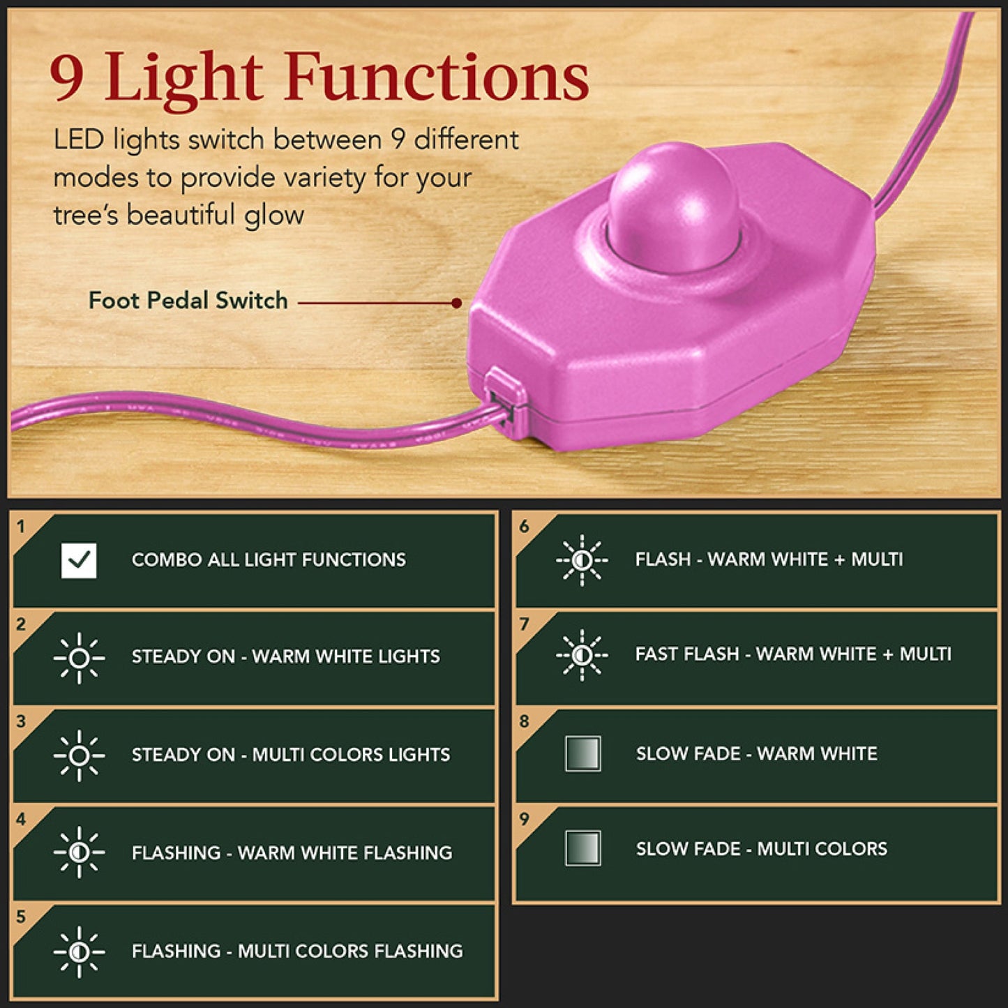 Pink Pre-Lit Sparse Flocked Christmas Tree with 2-in-1 LEDs Cordless Connection for festive seasonal decorating