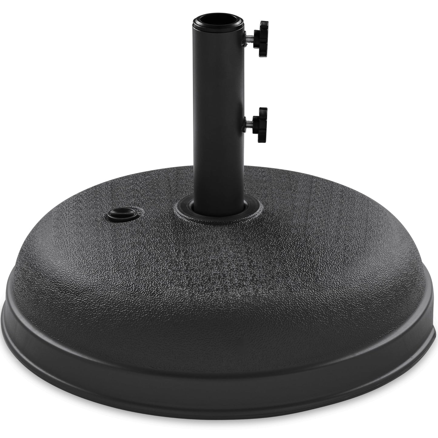 Plastic Patio Umbrella Base Pole Holder Accessory with Adjustable Knob with practical outdoor-ready details