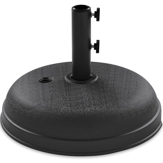 Plastic Patio Umbrella Base Pole Holder Accessory with Adjustable Knob with practical outdoor-ready details