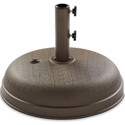 Plastic Patio Umbrella Base Pole Holder Accessory with Adjustable Knob with practical outdoor-ready details