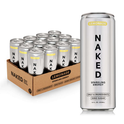 Lemonade Naked Sparkling Energy - Lemonade, Clean Everyday Nutrition