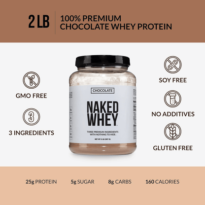 Chocolate Whey Protein Powder - Chocolate, Clean Daily Protein Support