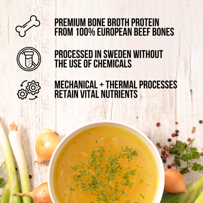Bone Broth Protein Powder, Clean Daily Nutrition Powder