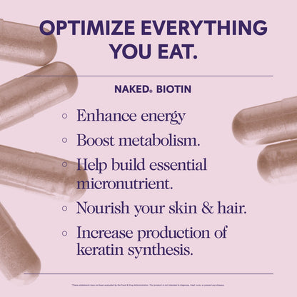 Daily Biotin Supplement - Biotin, Clean Everyday Nutrition