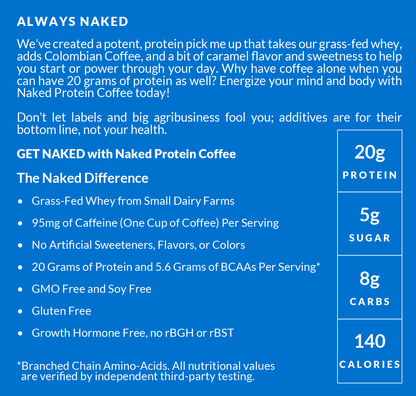 Caramel Latte Protein Iced Coffee - Caramel Latte, Clean Everyday Nutrition