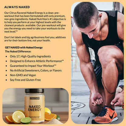 Citrus Pre Workout Supplement - Citrus, Clean Energy Training Support
