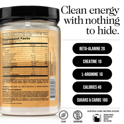 Citrus Pre Workout Supplement - Citrus, Clean Energy Training Support