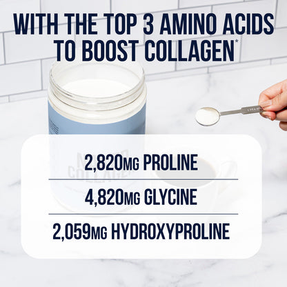 Vanilla Collagen Peptides with Hyaluronic Acid - Vanilla Advanced Collagen Peptides, Skin Hair Joint Support