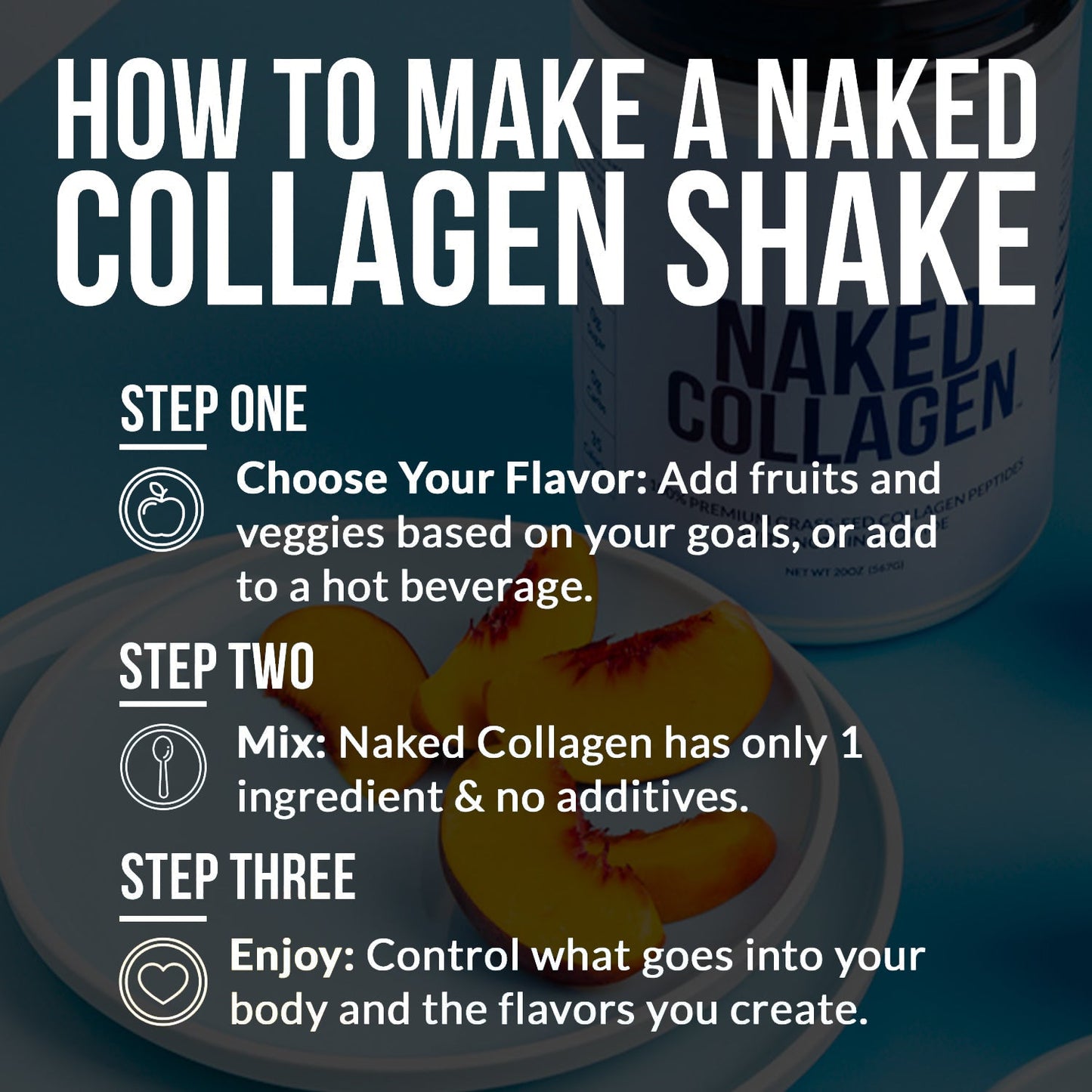 Caramel Collagen Peptides Powder - Caramel Collagen Peptides, Skin Hair Joint Support