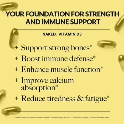Daily Vitamin D3 Supplement - Vitamin D3, Clean Everyday Nutrition
