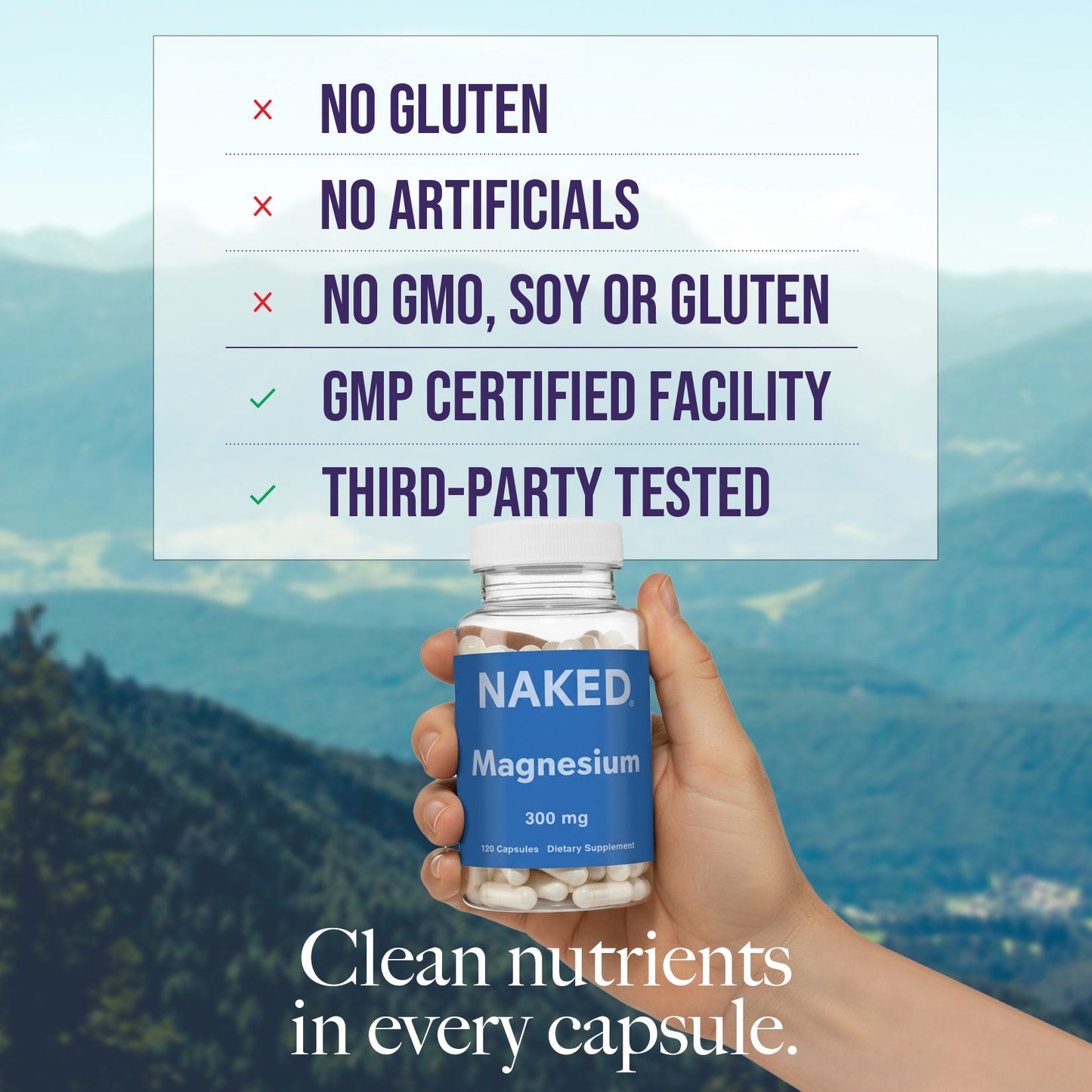 Daily Magnesium Supplement - Magnesium, Clean Everyday Nutrition