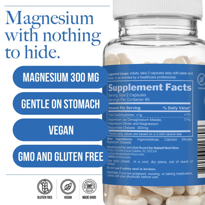 Daily Magnesium Supplement - Magnesium, Clean Everyday Nutrition
