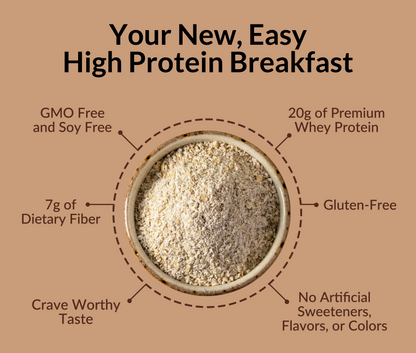 Double Chocolate Protein Oats - Double Chocolate, Clean Everyday Nutrition