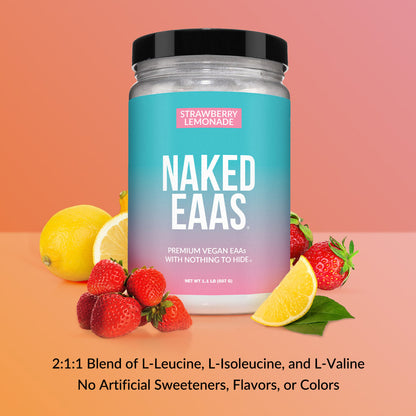 Strawberry Lemonade Essential Amino Acids Supplement - Strawberry EAA, Amino Recovery Support