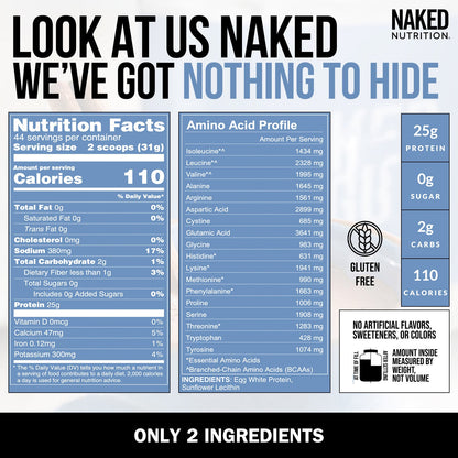 Egg White Protein Powder, Clean Daily Nutrition Powder
