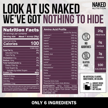 Grape Whey Protein Isolate - Grape, Clean Daily Protein Support