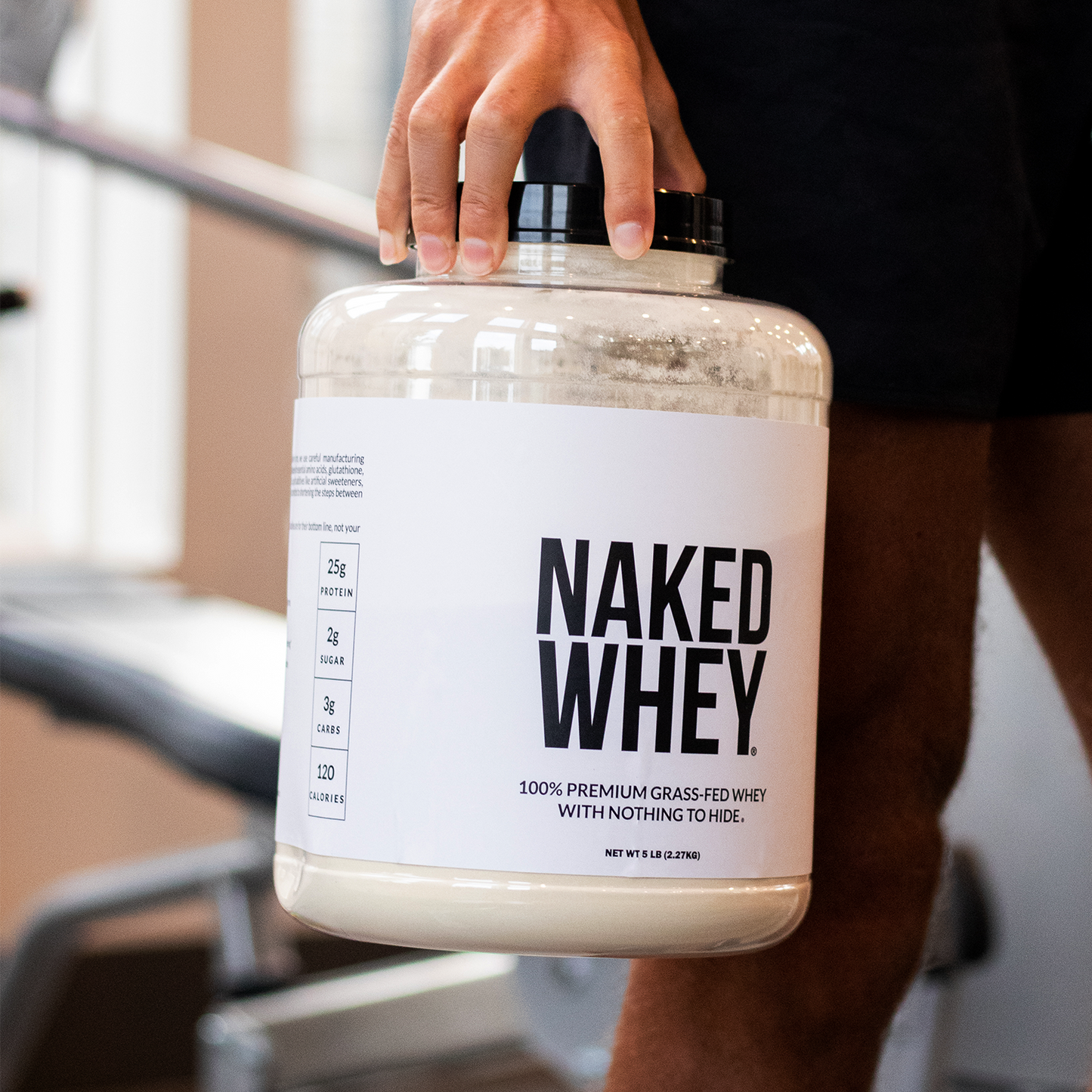 Grass Fed Whey Protein Powder - Unflavored, Clean Daily Protein Support