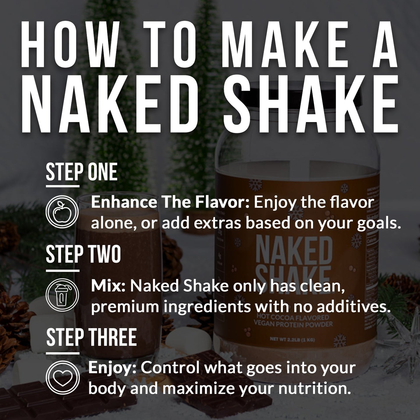 Hot Cocoa Protein Shake - Hot Cocoa, Clean Everyday Nutrition