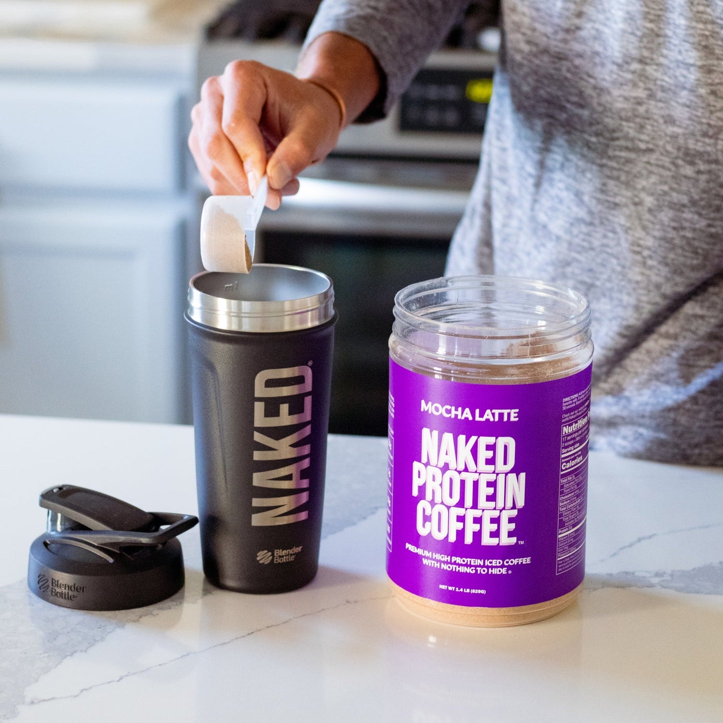 Mocha Latte Protein Iced Coffee - Mocha Latte, Clean Everyday Nutrition