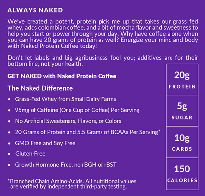 Mocha Latte Protein Iced Coffee - Mocha Latte, Clean Everyday Nutrition