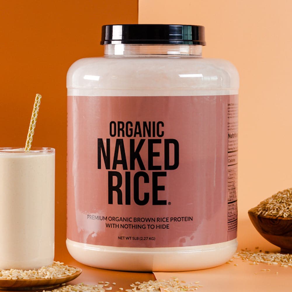 Organic Brown Rice Protein Powder - 5LB Unflavored, Plant Based Daily Nutrition
