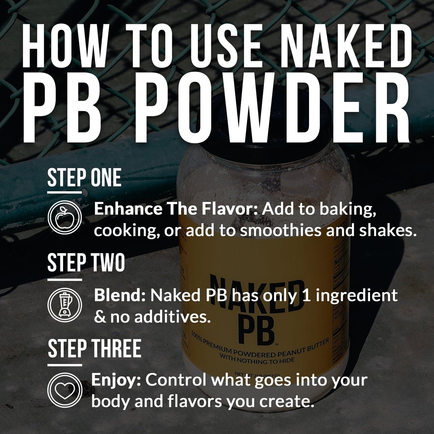 Powdered Peanut Butter - PB - 2 LB, Clean Daily Nutrition Powder