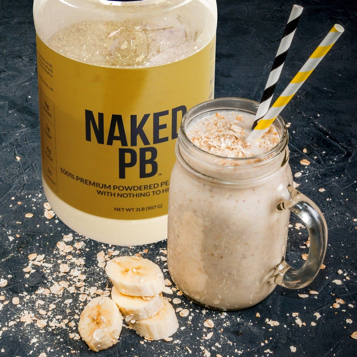Powdered Peanut Butter - PB - 1.5 LB, Clean Daily Nutrition Powder