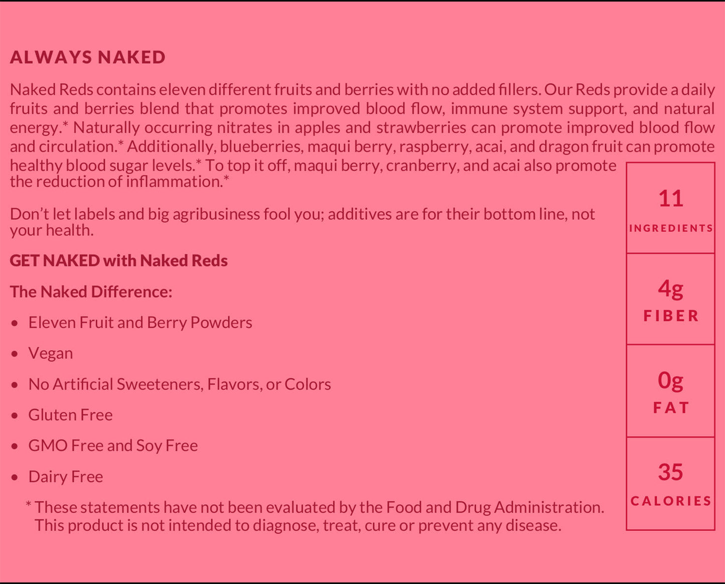 Super Reds Fruit Powder, Clean Daily Nutrition Powder